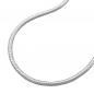 Preview: Kette 13mm runde Schlangenkette Silber 925 38cm