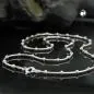 Preview: Kette 1mm runde Schlangenkette mit Kugeln symmetrisch Silber 925 38cm Preview: Kette 1mm runde Schlangenkette mit Kugeln symmetrisch Silber 925 38cm