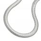 Preview: Kette 4mm flache Schlangenkette glänzend Silber 925 42cm