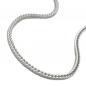 Preview: Kette 15mm Fuchsschwanzkette vierkant Silber 925 50cm