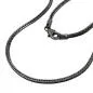 Preview: Kette 15mm Fuchsschwanzkette rhodiniert Silber 925 42cm Preview: Kette 15mm Fuchsschwanzkette rhodiniert Silber 925 42cm