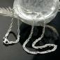 Preview: Kette 2mm Singapurkette diamantiert Silber 925 50cm Preview: Kette 2mm Singapurkette diamantiert Silber 925 50cm