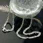 Preview: Kette 2mm Singapurkette diamantiert Silber 925 60cm Preview: Kette 2mm Singapurkette diamantiert Silber 925 60cm