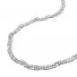 Preview: Fußkette 2mm Singapur diamantiert Silber 925 27cm Preview: Fußkette 2mm Singapur diamantiert Silber 925 27cm