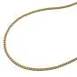Preview: Kette 1,3mm Flachpanzer diamantiert vergoldet AMD 60cm