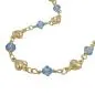 Preview: Armband 5mm Fantasie Herz und Glasperle blau AMD 19cm Preview: Armband 5mm Fantasie Herz und Glasperle blau AMD 19cm