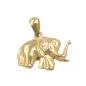 Preview: Anhänger 15x12mm Elefant glänzend 9Kt GOLD Preview: Anhänger 15x12mm Elefant glänzend 9Kt GOLD