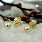 Preview: Ohrstecker Ohrring 3mm Kugel hohl 9Kt GOLD Preview: Ohrstecker Ohrring 3mm Kugel hohl 9Kt GOLD