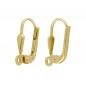 Preview: Ersatzteil Brisur 14x7mm glänzend GOLD 333 Preview: Ersatzteil Brisur 14x7mm glänzend GOLD 333