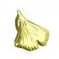 Preview: Anhänger 9mm Ginkgoblatt glänzend 9Kt GOLD