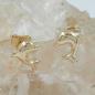 Preview: Ohrstecker Ohrring 8x7mm springender Delfin glänzend 9Kt GOLD Preview: Ohrstecker Ohrring 8x7mm springender Delfin glänzend 9Kt GOLD