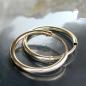 Preview: Creole 10mm Drahtcreole Steckverschluss glänzend 9Kt GOLD Preview: Creole 10mm Drahtcreole Steckverschluss glänzend 9Kt GOLD