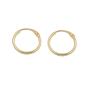 Preview: Creole 10mm Drahtcreole Steckverschluss glänzend 9Kt GOLD Preview: Creole 10mm Drahtcreole Steckverschluss glänzend 9Kt GOLD