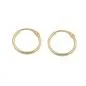 Preview: Creole 10mm Drahtcreole Steckverschluss glänzend 9Kt GOLD Preview: Creole 10mm Drahtcreole Steckverschluss glänzend 9Kt GOLD
