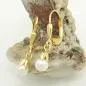 Preview: Ohrbrisur Ohrring Ohrhänger 25x5mm Süßwasserperle, 9Kt GOLD Preview: Ohrbrisur Ohrring Ohrhänger 25x5mm Süßwasserperle, 9Kt GOLD