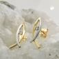 Preview: Ohrstecker Ohrring 15x5mm Jesus Zeichen bicolor Zirkonia 9Kt GOLD Preview: Ohrstecker Ohrring 15x5mm Jesus Zeichen bicolor Zirkonia 9Kt GOLD