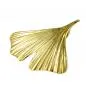 Preview: Anhänger 20mm Ginkgoblatt glänzend 9Kt GOLD