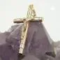 Preview: Anhänger 25x14mm Kreuz-Jesus bicolor rhodiniert 9Kt GOLD Preview: Anhänger 25x14mm Kreuz-Jesus bicolor rhodiniert 9Kt GOLD