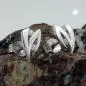 Preview: Ohrstecker Ohrring 8x5mm Zirkonia 14Kt Weißgold