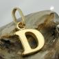 Preview: Anhänger 8x6mm Buchstabe D glänzend 9Kt GOLD Preview: Anhänger 8x6mm Buchstabe D glänzend 9Kt GOLD
