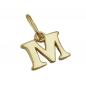 Preview: Anhänger 7x8mm Buchstabe M glänzend 9Kt GOLD Preview: Anhänger 7x8mm Buchstabe M glänzend 9Kt GOLD