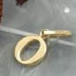 Preview: Anhänger 8x6mm Buchstabe O glänzend 9Kt GOLD