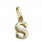 Preview: Anhänger 8x5mm Buchstabe S glänzend 9Kt GOLD Preview: Anhänger 8x5mm Buchstabe S glänzend 9Kt GOLD
