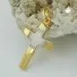 Preview: Anhänger 21x14mm Kreuz bicolor 9Kt GOLD Preview: Anhänger 21x14mm Kreuz bicolor 9Kt GOLD