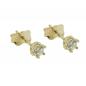 Mobile Preview: Ohrstecker Ohrring 4mm Zirkonia 9Kt GOLD