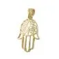 Preview: Anhänger 16x12mm Schutzsymbol Hand 9Kt GOLD