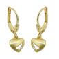 Preview: Ohrbrisur Ohrhänger Ohrringe 21x7mm Herz matt-glänzend mit Zirkonia 9Kt GOLD Preview: Ohrbrisur Ohrhänger Ohrringe 21x7mm Herz matt-glänzend mit Zirkonia 9Kt GOLD