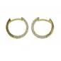Preview: Creole Ohrring 13x2mm Klappscharnier mit Zirkonias 9Kt GOLD Preview: Creole Ohrring 13x2mm Klappscharnier mit Zirkonias 9Kt GOLD