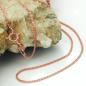 Preview: Kette Panzerkette 1mm 14Kt Rotgold 45cm Preview: Kette Panzerkette 1mm 14Kt Rotgold 45cm