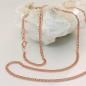 Preview: Kette 2mm Doppelrhombus Zwillingspanzer 9Kt Rotgold 45cm Preview: Kette 2mm Doppelrhombus Zwillingspanzer 9Kt Rotgold 45cm