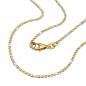 Preview: Kette 1,4mm Stegpanzer bicolor 14Kt GOLD 45cm Preview: Kette 1,4mm Stegpanzer bicolor 14Kt GOLD 45cm