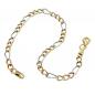 Preview: Armband 3,6mm Figaro Panzer bicolor 9Kt GOLD 19cm