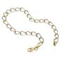 Preview: Armband 5,1mm Weitankerkette oval bicolor 9Kt GOLD 19cm