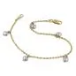 Preview: Armband 1,7mm Ankerkette mit 5 Herzen bicolor rhodiniert 9Kt GOLD 19cm Preview: Armband 1,7mm Ankerkette mit 5 Herzen bicolor rhodiniert 9Kt GOLD 19cm
