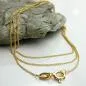 Preview: Kette 1,1mm Ankerkette rund 9Kt GOLD 45cm Preview: Kette 1,1mm Ankerkette rund 9Kt GOLD 45cm