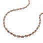 Preview: Kette 2mm Kordelkette bicolor 9Kt GOLD 45cm Preview: Kette 2mm Kordelkette bicolor 9Kt GOLD 45cm