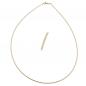 Preview: Kette 0,8mm Rundkette 9Kt GOLD 45cm Preview: Kette 0,8mm Rundkette 9Kt GOLD 45cm