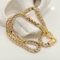 Preview: Armband 2,4mm Zopfkette bicolor 14Kt GOLD 19cm Preview: Armband 2,4mm Zopfkette bicolor 14Kt GOLD 19cm