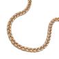 Preview: Collier 2,4mm Zopfkette bicolor 14Kt GOLD 45cm