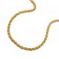 Preview: Armband 2,3mm Zopfkette 9Kt GOLD 19cm Preview: Armband 2,3mm Zopfkette 9Kt GOLD 19cm