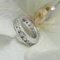 Preview: Anhänger 10x2mm Taufring mit Zirkonias rhodiniert Silber 925 Preview: Anhänger 10x2mm Taufring mit Zirkonias rhodiniert Silber 925