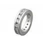 Preview: Anhänger 10x2mm Taufring mit Zirkonias rhodiniert Silber 925 Preview: Anhänger 10x2mm Taufring mit Zirkonias rhodiniert Silber 925