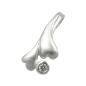 Preview: Anhänger 16x7mm Herzen mit Zirkonia mattiert Silber 925 Preview: Anhänger 16x7mm Herzen mit Zirkonia mattiert Silber 925