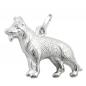 Preview: Anhänger 14x20mm Schäferhund glänzend Silber 925
