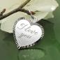 Preview: Anhänger 20x17mm Herz mit Gravur -I love you- Silber 925 Preview: Anhänger 20x17mm Herz mit Gravur -I love you- Silber 925
