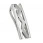 Preview: Anhänger 21x6,5mm Viereck mit Zickzack matt-glänzend rhodiniert Silber 925 Preview: Anhänger 21x6,5mm Viereck mit Zickzack matt-glänzend rhodiniert Silber 925